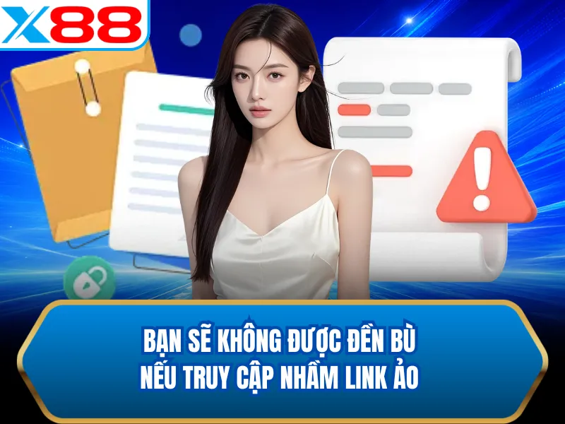 Bạn sẽ không được đền bù nếu truy cập nhầm link ảo Bạn sẽ không được đền bù nếu truy cập nhầm link ảo
