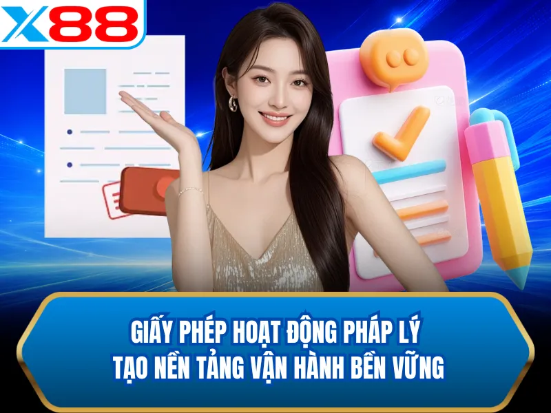 Giấy phép hoạt động pháp lý tạo nền tảng vận hành bền vững Giấy phép hoạt động pháp lý tạo nền tảng vận hành bền vững