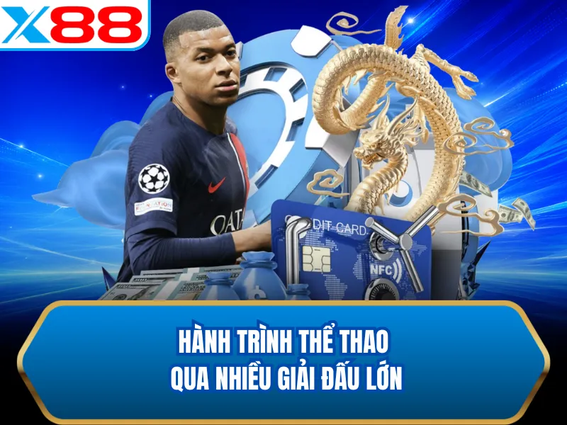 Hành trình thể thao qua nhiều giải đấu lớn
