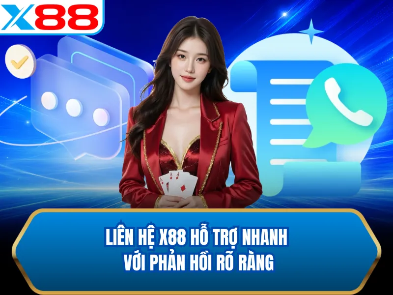 Liên hệ X88 hỗ trợ nhanh với phản hồi rõ ràng Liên hệ X88 hỗ trợ nhanh với phản hồi rõ ràng